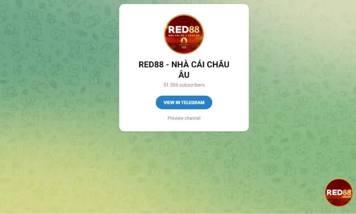 Liên hệ Red88 qua Telegram