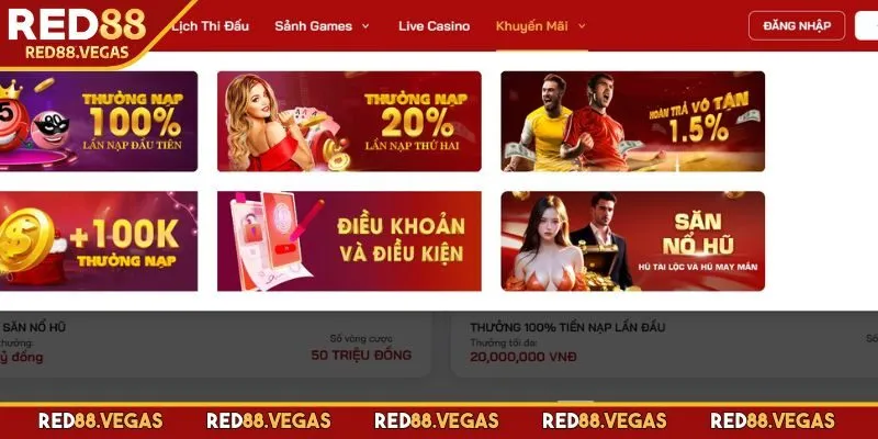 Khuyến mãi Red88 phải đảm bảo các điều kiện cho phép