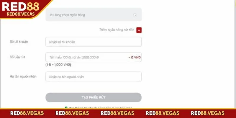 Xác nhận để tiền về tài khoản của hội viên